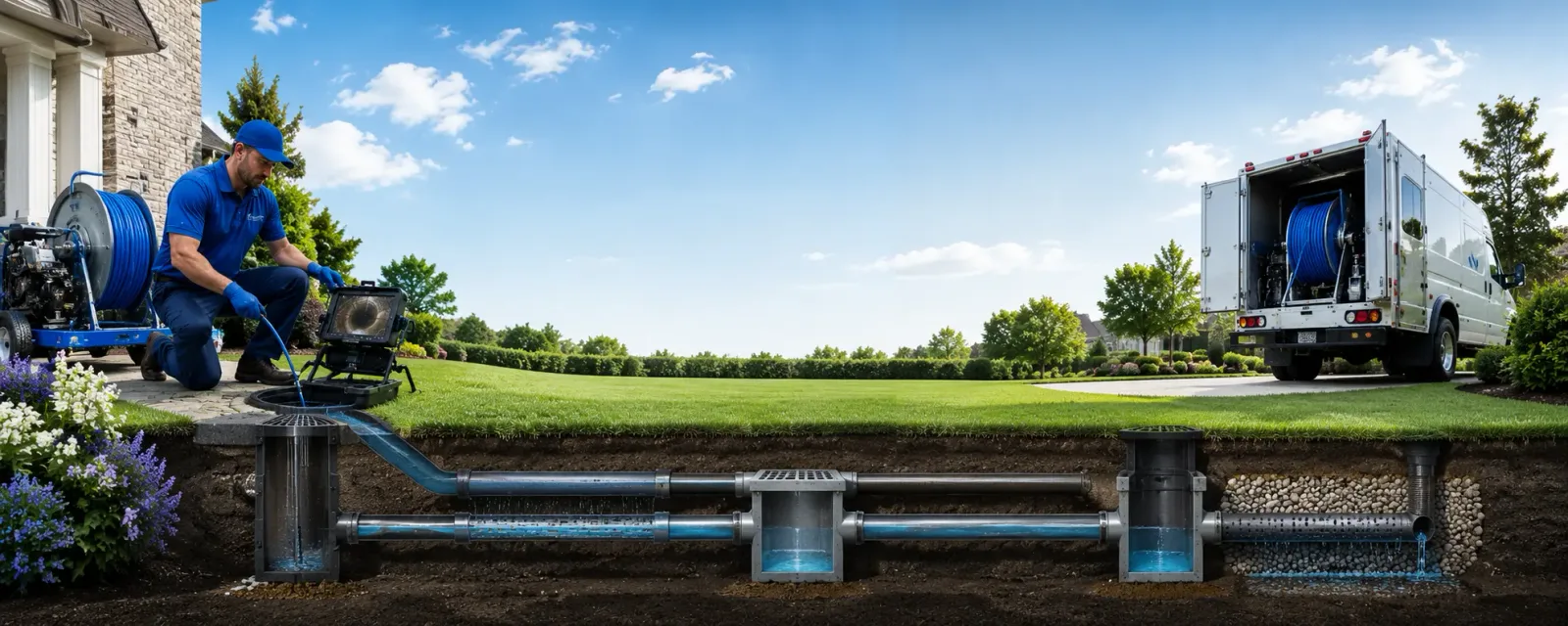 Outdoor drain cleaning information for Saint Stephens Church, VA